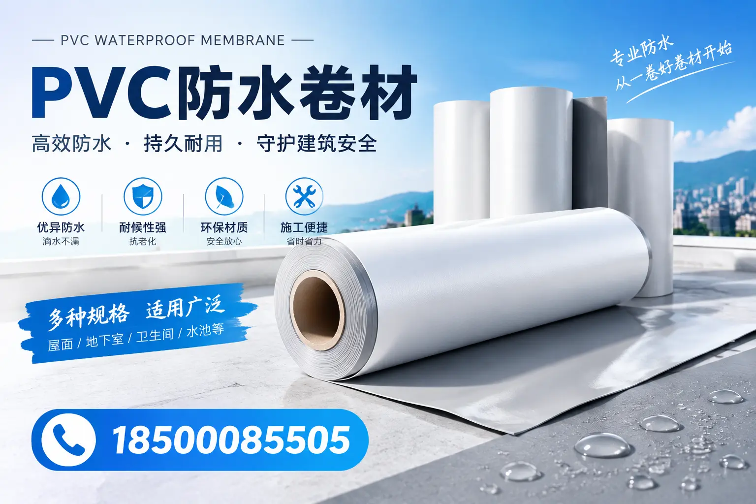 如何选择适合的PVC防水卷材？专家为您解答广州的需求